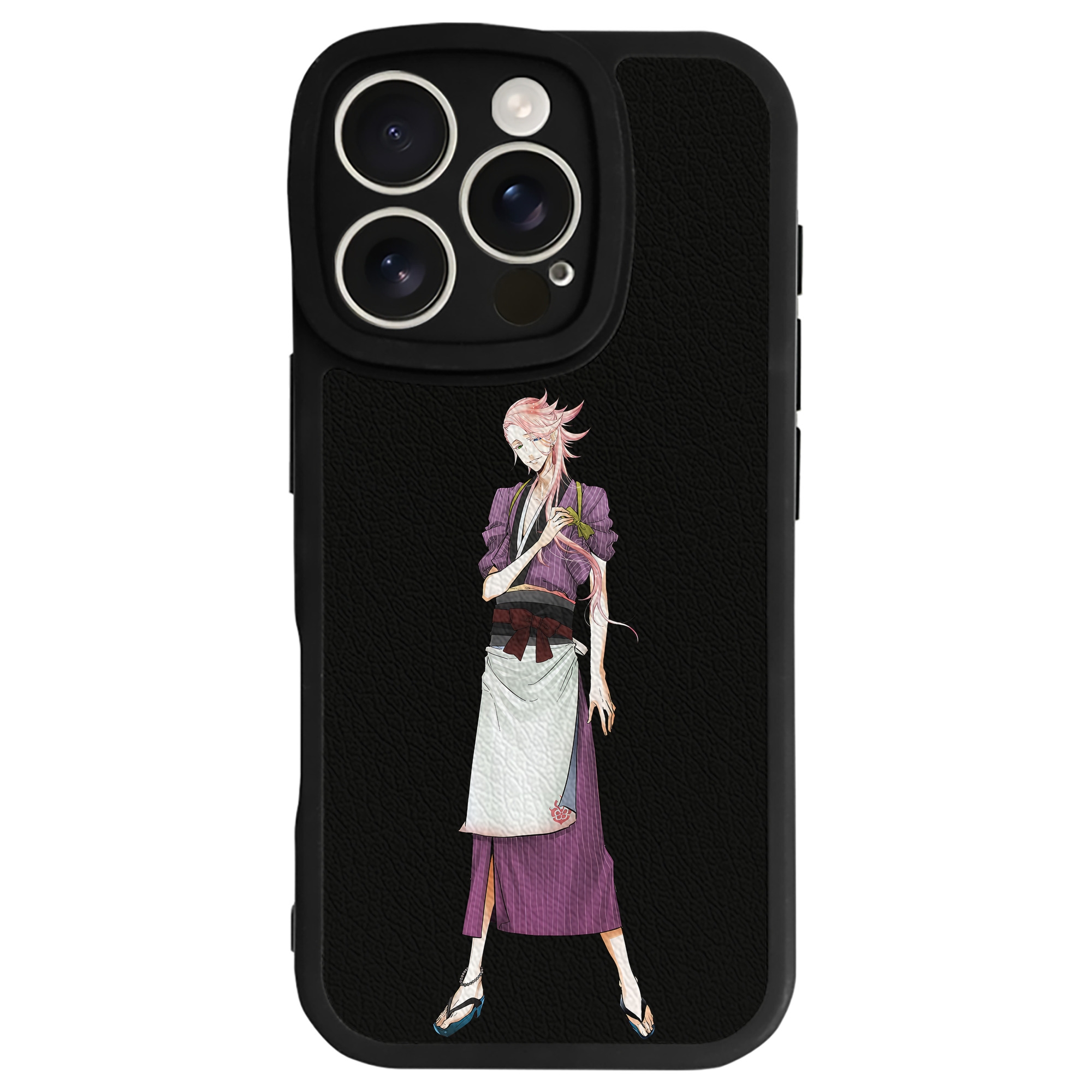 （画像用） 刀剣乱舞 Touken Ranbu 【iPhone 16シリーズ対応】シリコンスマホケース（レザー調） 材質：シリコン